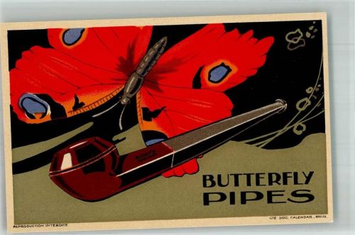 Werbung Butterfly Pipes - Schmetterling