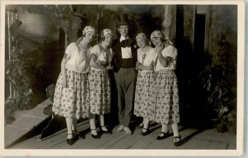 Eggenfelden 1925 Tracht Winzerliesel Ort handschriftlich