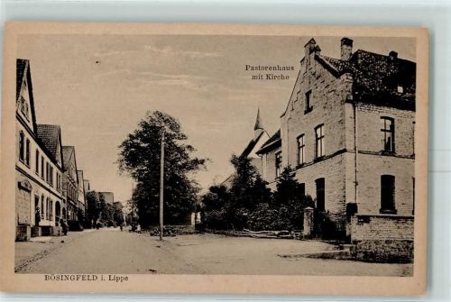 Bösingfeld Pastorenhaus mit Kirche