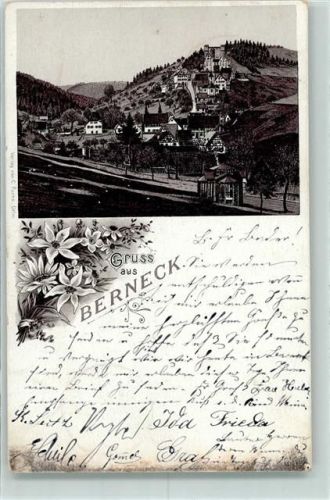 Berneck Vorläufer Druck 1891