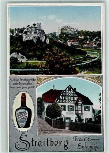 Streitberg Alte Kurhausbrennerei Hertleins Streitberger Bitter