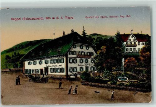 Kappel Gasthof Zur Blume Besitzer Aug. Heil