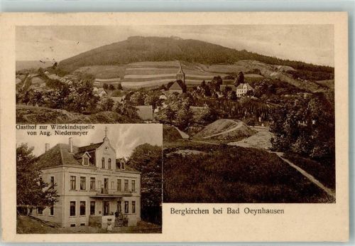 Bergkirchen 1924 Gasthaus zur Wittekindsquelle