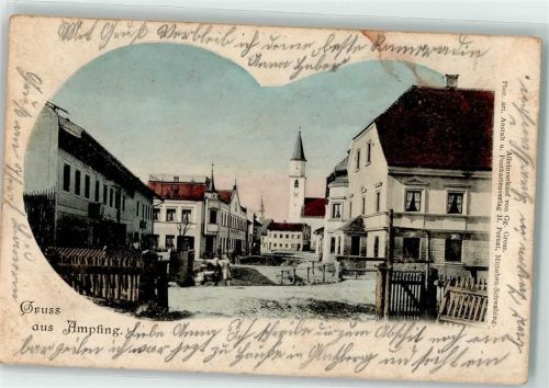 84539 W8261 Ampfing 1907 - Pfarrkirche St. Magareta