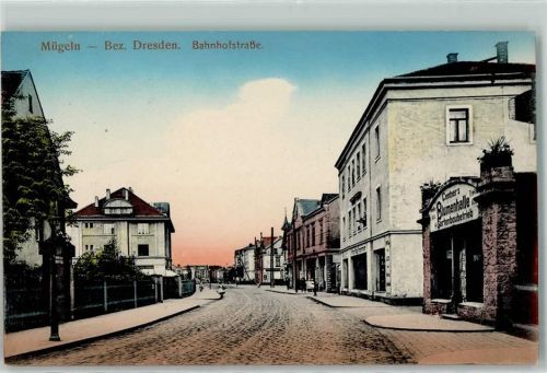 04769 O7263 Mügeln b Oschatz - Bahnhofstraße Centners Blumenhalle Gartenbaubetrieb