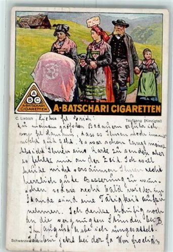 1922 sign. C. Liebich Batschari Schwarzwaldserie Nr. 2 K