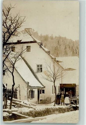 Muggendorf Wohnhaus Winter Ort handschriftlich