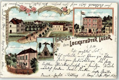 Lockstedt Lager Hauptwache Bismark-Denkmal Hotel Kaiserhof