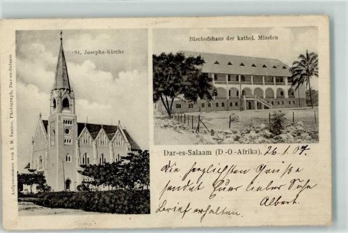 Daressalam St. Josephs Kirche Bischofshaus der kathol. Mission