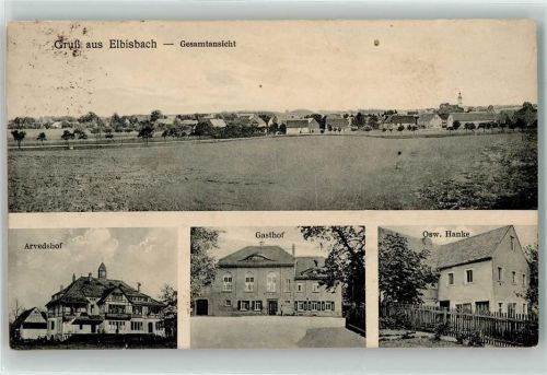 04643 O7231 Elbisbach - Arvedshof Gasthaus Osw. Hanke