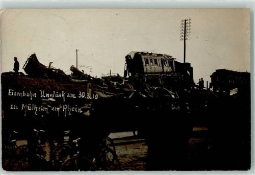 50667 W5000 Köln Mülheim 901 1910 - Eisenbahnunglück 30.3.1910