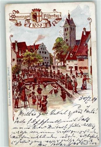 Memmingen Fischertag 1900