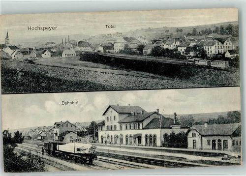 Hochspeyer Bahnhof Eisenbahn