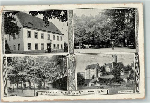 Frohburg Etablissement Jägerhaus Garten Schloß Gnandstein