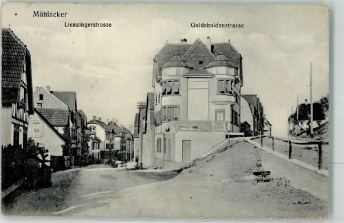 Mühlacker 1914 Lienzingerstraße Goldhaldenstraße