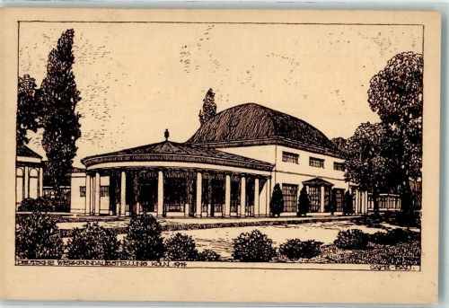 Köln Stadt Deutsche Ausstellung 1914 Cafe Bau Serie III Nr 1