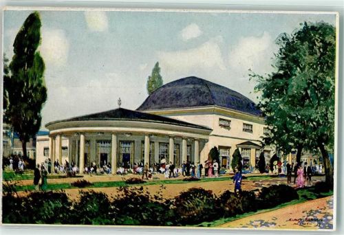 Köln Stadt sign Bergen Claus Ausstellung 1914 Cafe Serie I Nr 3 Sonderstempel