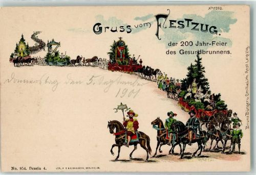 Gesundbrunnen 200 Jahrfeier d. Gesundbrunnens Festzug