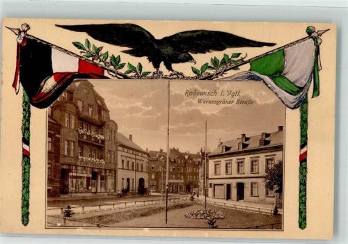 Rodewisch Fahnen Adler Wernisgrüner Straße