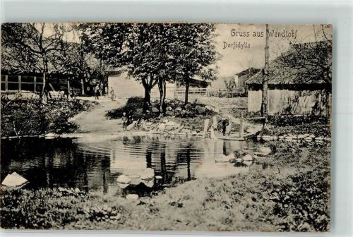 Wendtorf 1920 Dorftümpel Inflationsporto