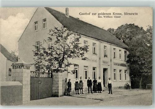 04758 O7261 Sörnewitz - Gasthaus zur goldenen Krone
