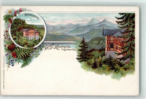 Kundratice Henriettenruhe Lithographie