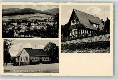 34516 W3546 Schmittlotheim - Jagdhaus Elisenhöhe Gasthaus Baumann