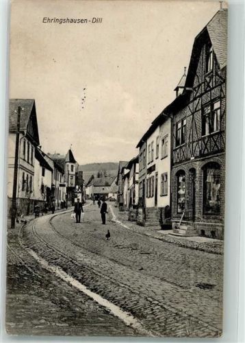 35630 W6332 Ehringshausen , Dill 1909 - Ortsstraße