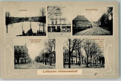 Hohenwestedt Stadtpark Bahnhofstraße Friedrichstraße Lindenstraße Landwirtsch. Winterschule