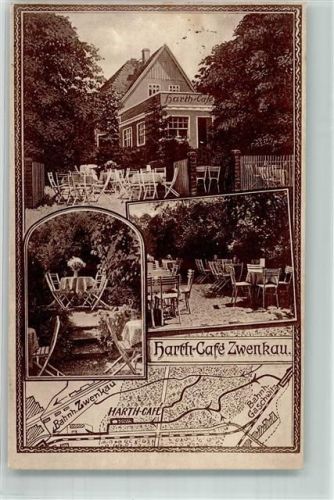 Zwenkau Harth Cafe M. Saalbach Bahnpost Leipzig