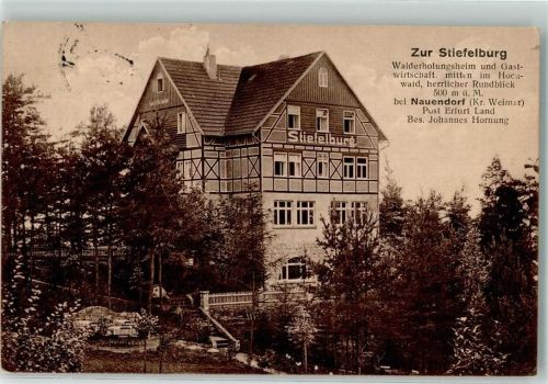 Nauendorf Posthilfstelle Nauendorf Gasthaus-Erholungsheim Zur Stiefelburg