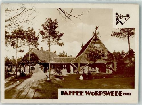 Worpswede 1930 Kaffee Architekt B. Hoetger