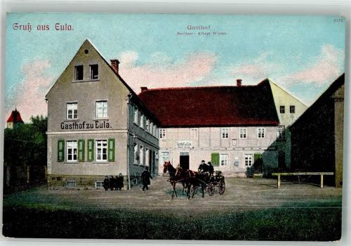 04552 O7201 Eula b Borna b Leipzig - Gasthaus Albert Winter Kutsche