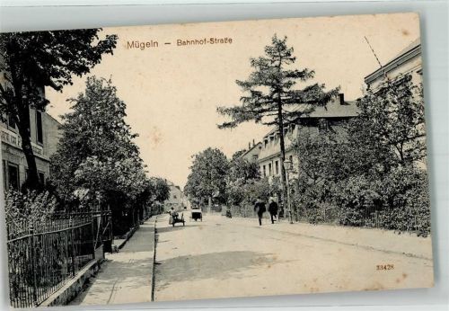 04769 O7263 Mügeln b Oschatz 1913 - Bahnhofstraße