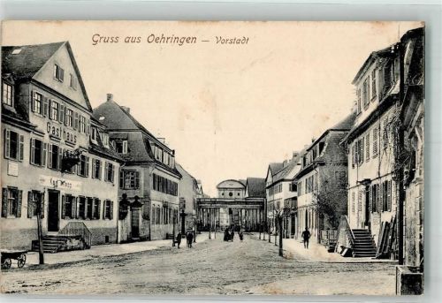 Öhringen 1903 Vorstadt Gasthaus