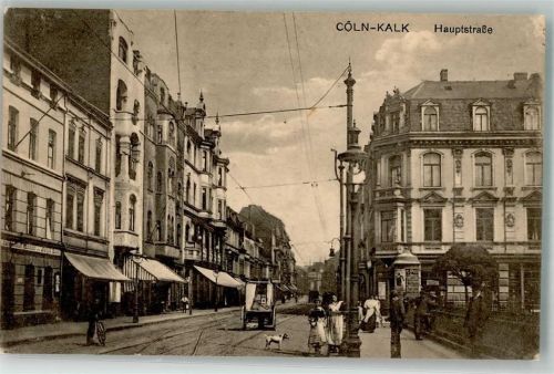 50667 W5000 Köln Kalk 802 - Hauptstraße Litfaßsäule Hund