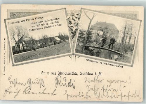 Schildow Mönchsmühle Gasthaus Knappe Seufzerlauben