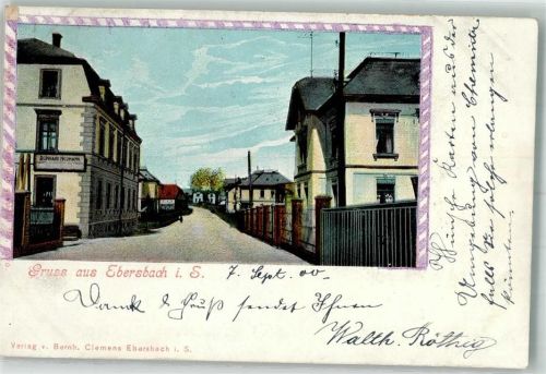 Ebersbach 1900 Dorfstraße