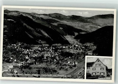 79650 W7860 Raitbach im Wiesental - Gasthaus zur Linde Fliegeraufnahme