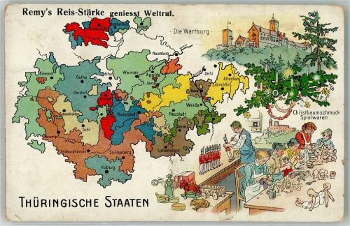Landkarte Thüringen Spielwaren