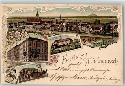 Wolfegg 1901 Schullehrer-Seminar Turnhalle Inst. Kloster Siessen