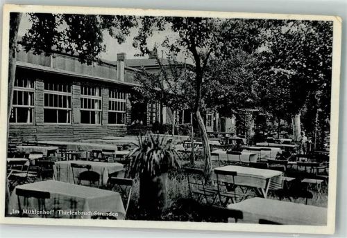 50667 W5000 Köln Dellbrück 905 Foto AK WK II Struden Cafe-Gasthaus "Im alten Mühlenhof" Gartenwirtschaft