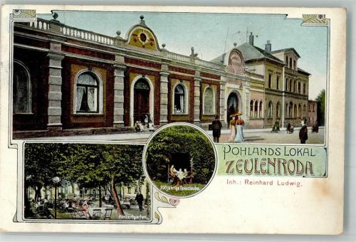 07937 O6570 Zeulenroda 1910 - Gasthaus Pohlands Lokal