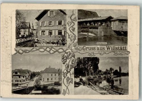 Willstätt Kinzigwehr Sandgasse Am Giessen Sandhafen Ruderboote