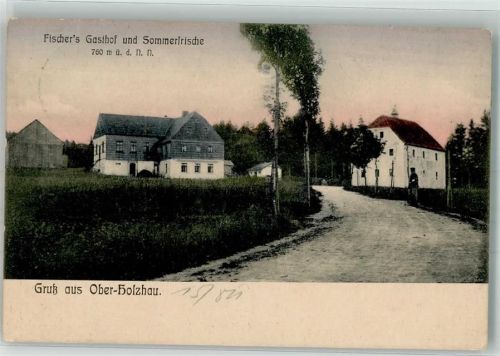 Holzhau 1911 Ober-Holzhau Gasthaus Fischer Feldweg