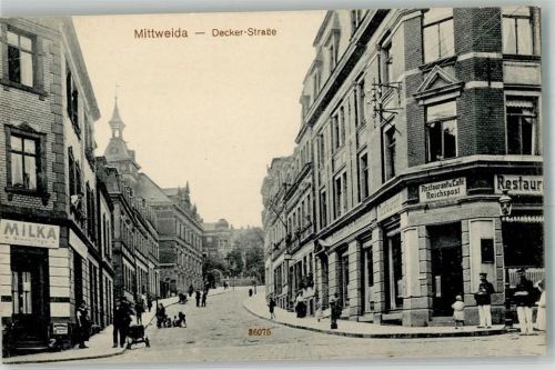 Mittweida Decker Straße Gasthaus-Cafe Reichspost