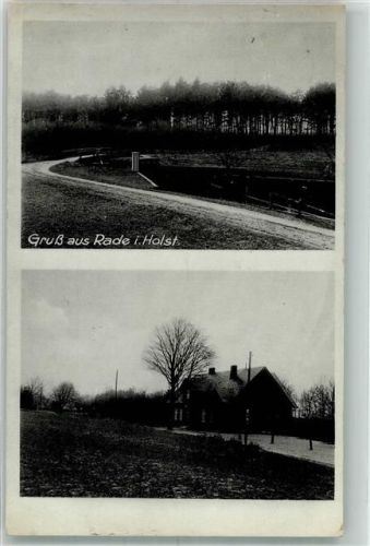 Rade Posthilfstelle Stegen Feldweg Bauernhaus