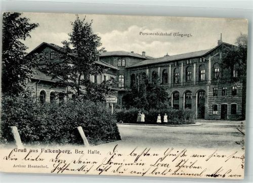 Falkenberg 1906 Personenbahnhof
