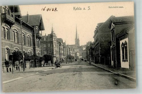 07768 O6906 Kahla , Thür - Bahnhofstraße