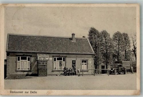 Breckerfeld Gasthaus zur Delle Emailleschild